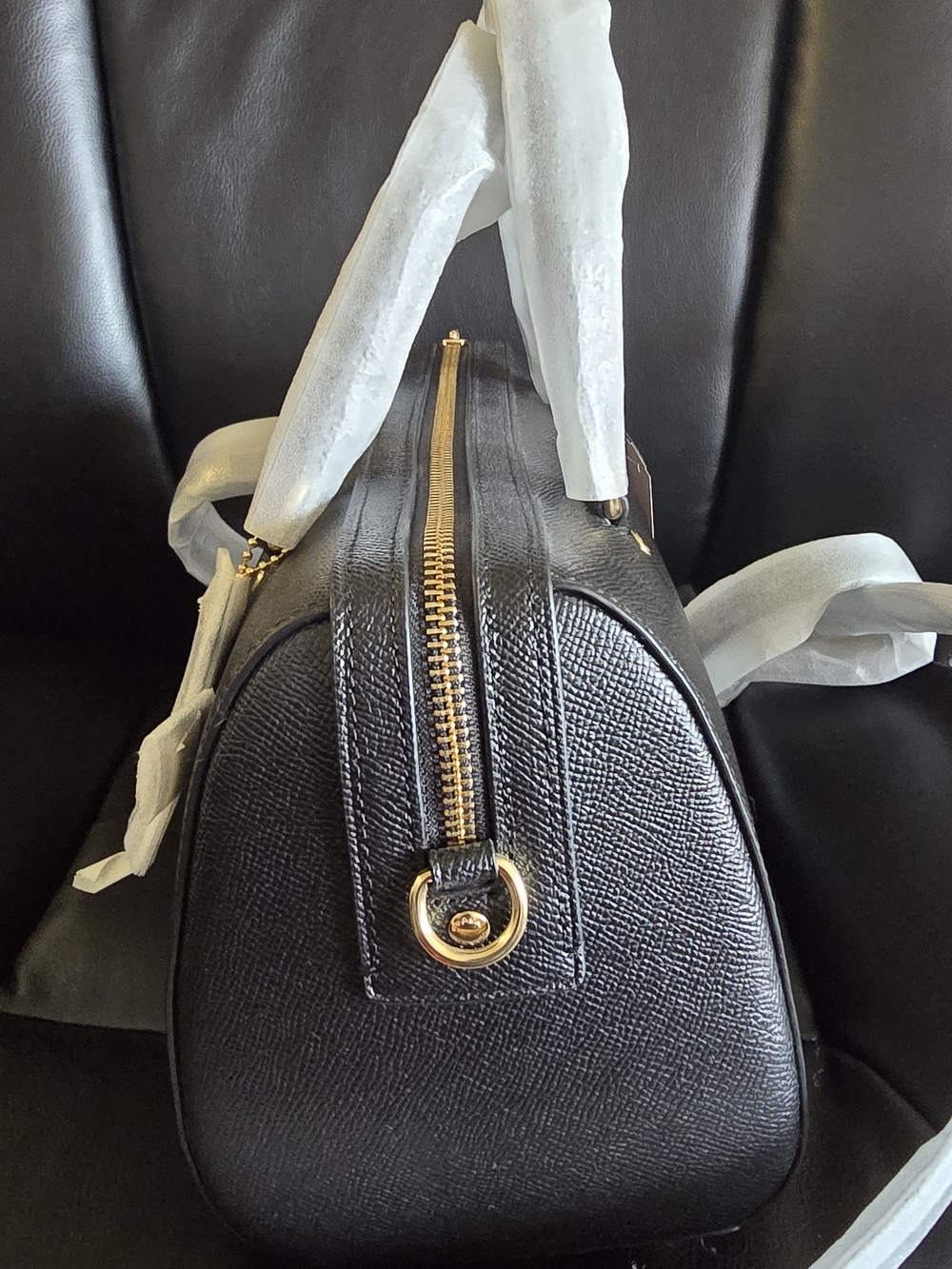 COACH - Rowan Satchel CROSSBODY Bag / Black IM - Picture 8 of 13